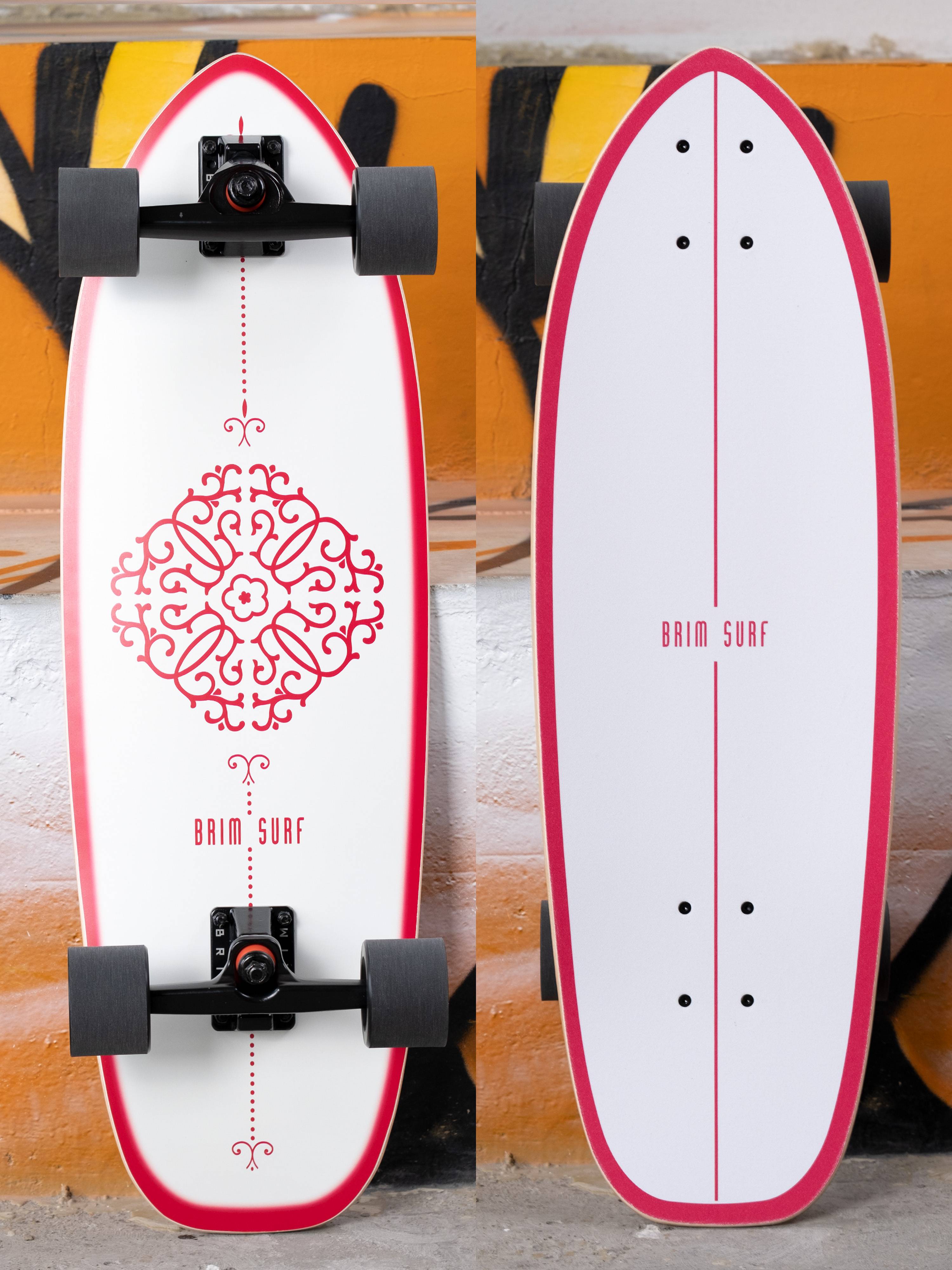 red waves - 31 inches-pu bridge